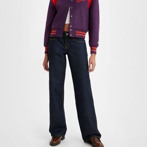 Levi’s low pro dark wash jeans